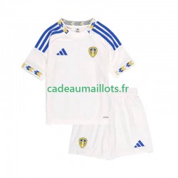 Leeds United Maillot avec flocage Domicile 2025-2026 ,Tenue Enfant MC