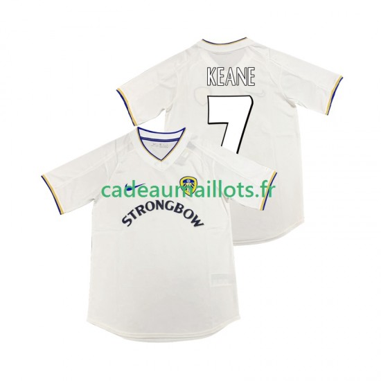 Leeds United Maillot avec flocage KEANE 7 Rétro Domicile 2022 2011 ,Homme MC