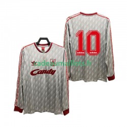 Liverpool Maillot avec flocage 10 Rétro Extérieur 1989 1991 ,Homme ML
