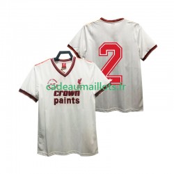 Liverpool Maillot avec flocage 2 Rétro Extérieur 1985 1986 ,Homme MC
