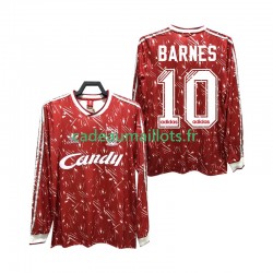Liverpool Maillot avec flocage BARNES 10 Rétro Domicile 1989 1991 ,Homme ML