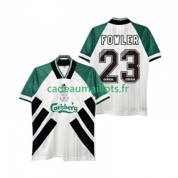 Liverpool Maillot avec flocage FOWLER 23 Rétro Extérieur 1993 1995 ,Homme MC