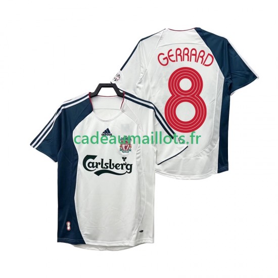 Liverpool Maillot avec flocage GERRARD 8 Rétro Extérieur 2006 2008 ,Homme MC