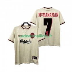 Liverpool Maillot avec flocage MCMANAMAN 7 Rétro Extérieur 1996 2004 ,Homme MC