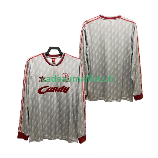 Liverpool Maillot avec flocage Rétro Extérieur 1989 1991 ,Homme ML