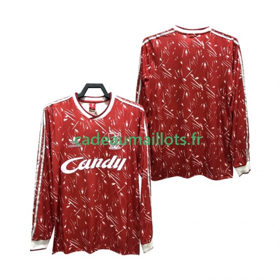 Liverpool Maillot avec flocage Rétro Domicile 1989 1991 ,Homme ML