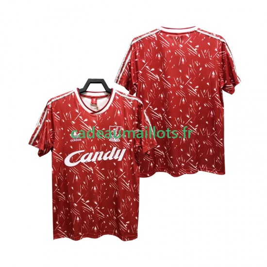 Liverpool Maillot avec flocage Rétro Domicile 1989 1991 ,Homme MC