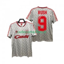 Liverpool Maillot avec flocage Rush 9 Rétro Extérieur 1989 1991 ,Homme MC