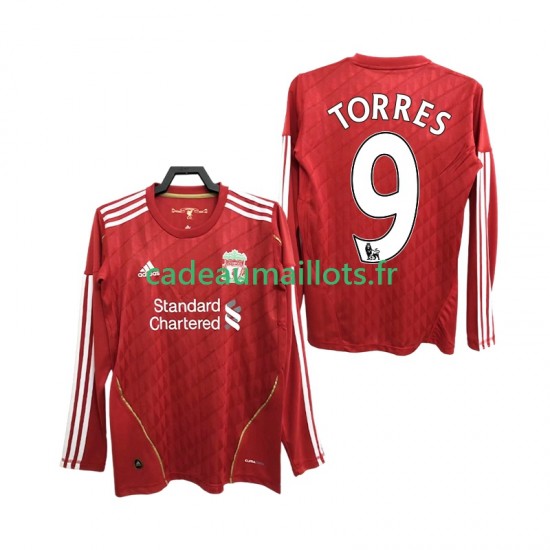 Liverpool Maillot avec flocage Torres 9 Rétro Domicile 2010 2012 ,Homme ML