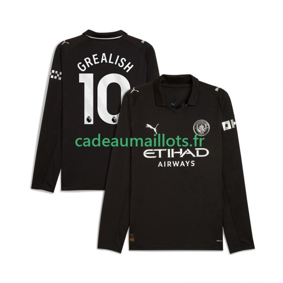 Manchester City Maillot avec flocage Jack Grealish 10 Extérieur 2025-2026 ,Homme ML
