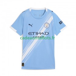 Manchester City Maillot avec flocage Domicile 2025-2026 ,Femme MC