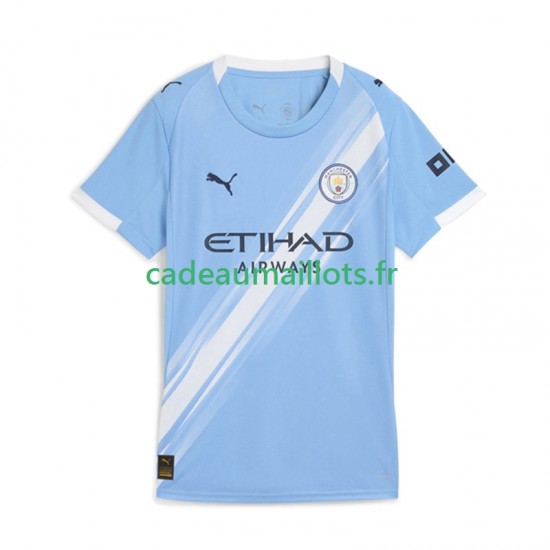 Manchester City Maillot avec flocage Domicile 2025-2026 ,Femme MC