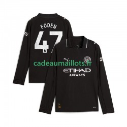Manchester City Maillot avec flocage Phil Foden 47 Extérieur 2025-2026 ,Homme ML