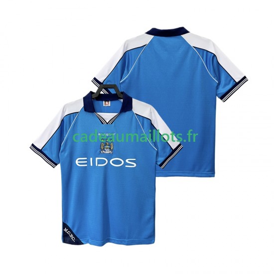 Manchester City Maillot avec flocage Rétro Domicile 2002 2011 ,Homme MC