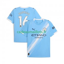 Manchester City Maillot avec flocage Rodrigo Hernandez 16 Domicile 2025-2026 ,Homme MC