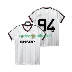 Manchester United Maillot avec flocage 94 Rétro Extérieur 1983 1984 ,Homme MC Manchester United Maillot avec flocage 94 Rétro Extérieur 1983 1984 ,Homme MC