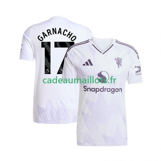 Manchester United Maillot avec flocage Alejandro Garnacho 17 Extérieur 2025-2026 ,Homme MC