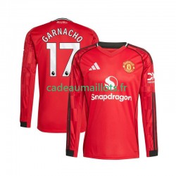 Manchester United Maillot avec flocage Alejandro Garnacho 17 Domicile 2025-2026 ,Homme ML Manchester United Maillot avec flocage Alejandro Garnacho 17 Domicile 2025-2026 ,Homme ML