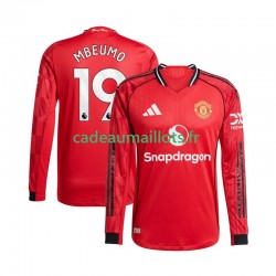 Manchester United Maillot avec flocage Bryan Mbeumo 19 Domicile 2025-2026 ,Homme ML Manchester United Maillot avec flocage Bryan Mbeumo 19 Domicile 2025-2026 ,Homme ML
