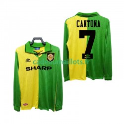 Manchester United Maillot avec flocage CANTONA 7 Rétro Extérieur 1992 1994 ,Homme ML