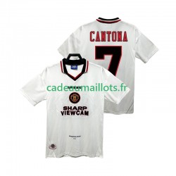 Manchester United Maillot avec flocage CANTONA 7 Rétro Extérieur 1996 2004 ,Homme MC