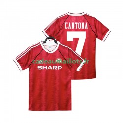 Manchester United Maillot avec flocage CANTONA 7 Rétro Domicile 1990 1992 ,Homme MC Manchester United Maillot avec flocage CANTONA 7 Rétro Domicile 1990 1992 ,Homme MC