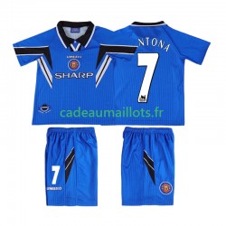 Manchester United Maillot avec flocage CONTONA 7 Rétro 3ème 1996 1988 ,Tenue Enfant MC