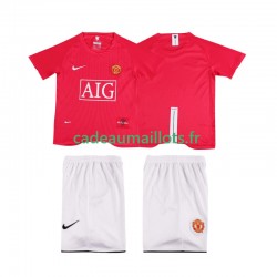 Manchester United Maillot avec flocage Premier League Rétro Domicile 2007 2008 ,Tenue Enfant MC Manchester United Maillot avec flocage Premier League Rétro Domicile 2007 2008 ,Tenue Enfant MC