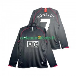 Manchester United Maillot avec flocage Critstiano Ronaldo 7 Rétro Extérieur 2007 2008 ,Homme ML