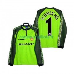Manchester United Maillot avec flocage SCHMEICHEL 1 Gardien Rétro Domicile 1988 2022 ,Homme ML