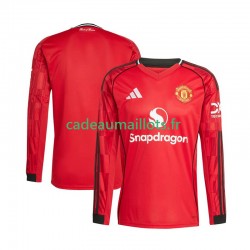Manchester United Maillot avec flocage Domicile 2025-2026 ,Homme ML