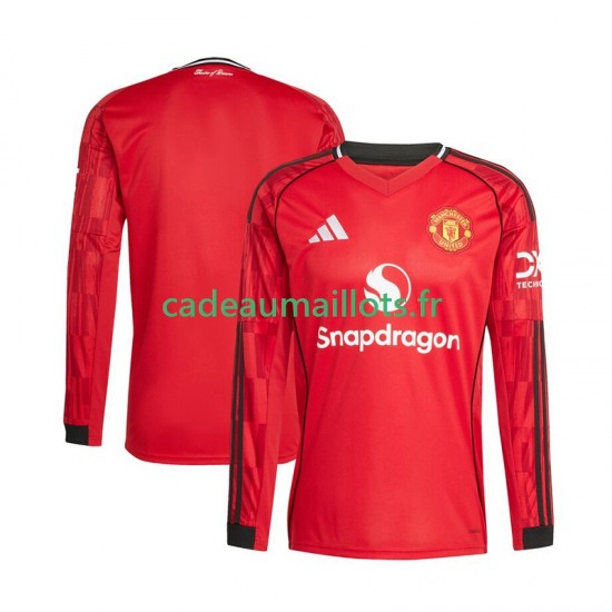Manchester United Maillot avec flocage Domicile 2025-2026 ,Homme ML