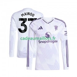 Manchester United Maillot avec flocage Kobbie Mainoo 37 Extérieur 2025-2026 ,Homme ML