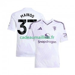 Manchester United Maillot avec flocage Kobbie Mainoo 37 Extérieur 2025-2026 ,Homme MC