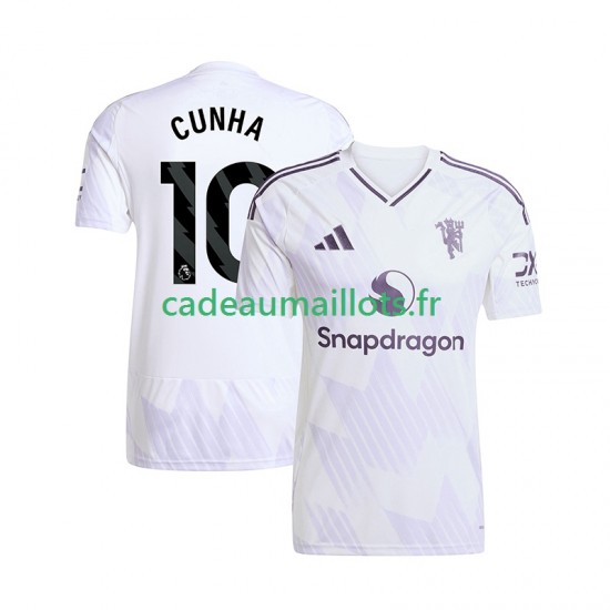 Manchester United Maillot avec flocage Matheus Cunha 10 Extérieur 2025-2026 ,Homme MC