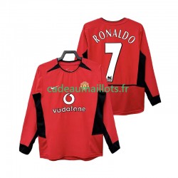 Manchester United Maillot avec flocage RONALDO 7 Rétro Domicile 2010 1999 ,Homme ML