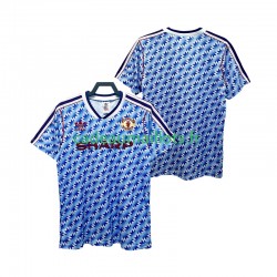 Manchester United Maillot avec flocage Rétro Extérieur 1990 1992 ,Homme MC