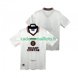 Manchester United Maillot avec flocage Rétro Extérieur 1996 2004 ,Homme MC