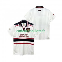 Manchester United Maillot avec flocage Rétro Extérieur 1988 2002 ,Homme MC