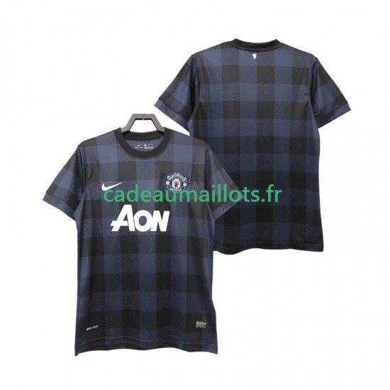 Manchester United Maillot avec flocage Rétro Extérieur 2013 2014 ,Homme MC