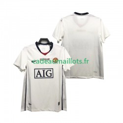 Manchester United Maillot avec flocage Champions League Rétro Extérieur 2008 2009 ,Homme MC