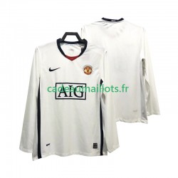 Manchester United Maillot avec flocage Premier League Rétro Extérieur 2008 2009 ,Homme ML Manchester United Maillot avec flocage Premier League Rétro Extérieur 2008 2009 ,Homme ML
