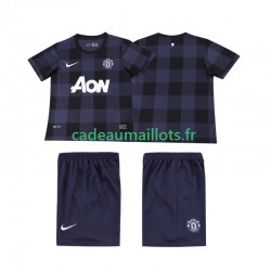 Manchester United Maillot avec flocage Rétro Extérieur 2013 2014 ,Tenue Enfant MC