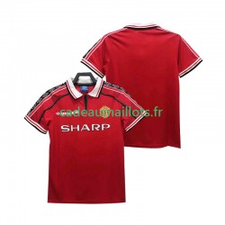 Manchester United Maillot avec flocage Rétro Domicile 1988 2002 ,Homme MC