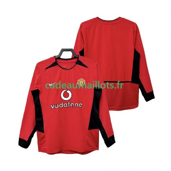 Manchester United Maillot avec flocage Rétro Domicile 2010 1999 ,Homme ML