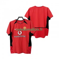Manchester United Maillot avec flocage Rétro Domicile 2010 1999 ,Homme MC