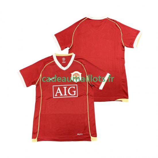 Manchester United Maillot avec flocage Rétro Domicile 2006 2007 ,Homme MC Manchester United Maillot avec flocage Rétro Domicile 2006 2007 ,Homme MC