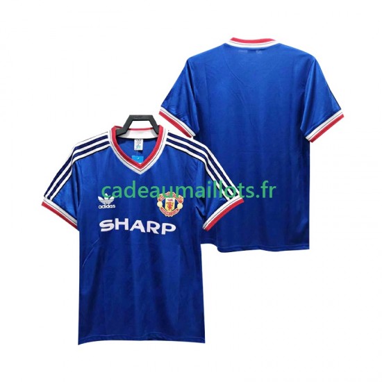Manchester United Maillot avec flocage Rétro 3ème 1986 1988 ,Homme MC