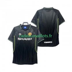 Manchester United Maillot avec flocage Rétro 3ème 1988 2002 ,Homme MC