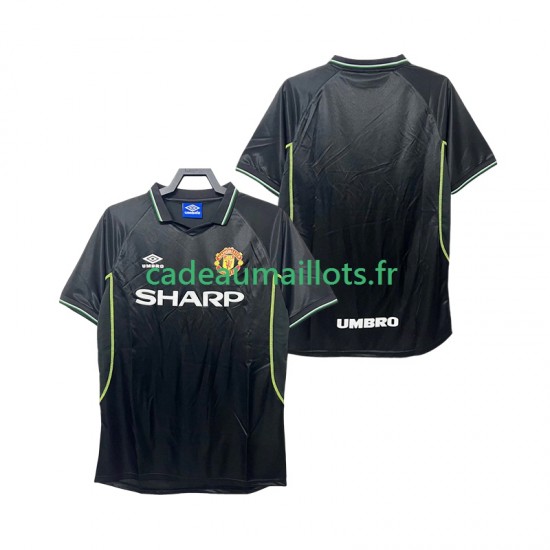 Manchester United Maillot avec flocage Rétro 3ème 1988 2002 ,Homme MC